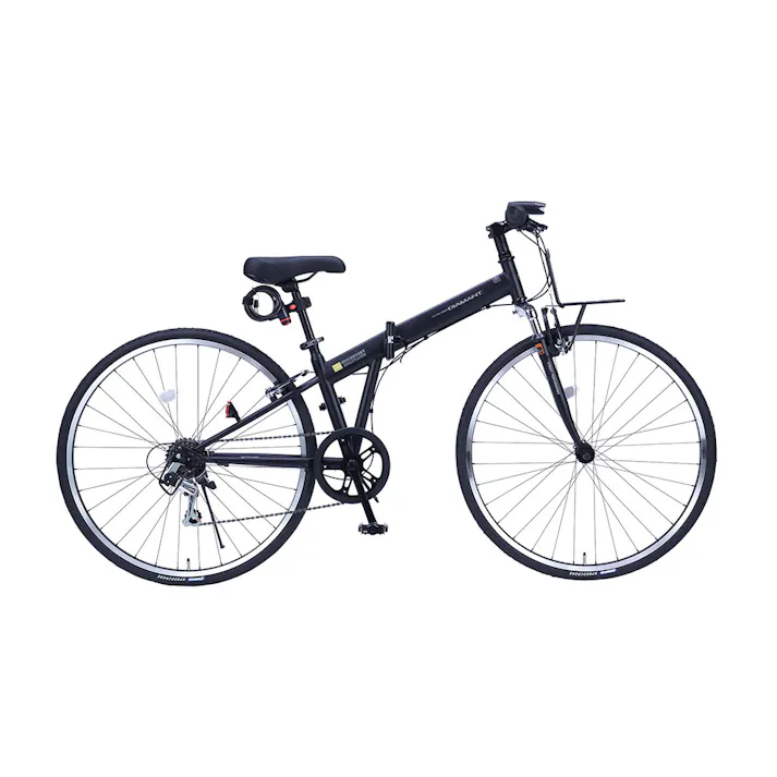 マイパラス MYPALLAS 折畳クロスバイク 700C 外装6段 マットブラック