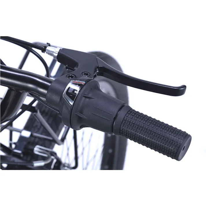 【自転車】マイパラス MYPALLAS 折畳セミファットバイク 26インチ 外装6段 モカブラウン