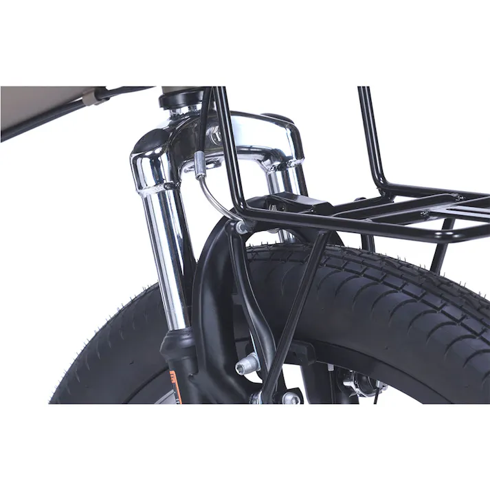 【自転車】マイパラス MYPALLAS 折畳セミファットバイク 26インチ 外装6段 モカブラウン