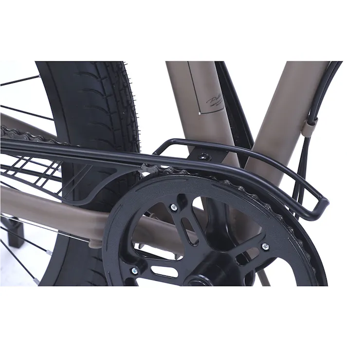 【自転車】マイパラス MYPALLAS 折畳セミファットバイク 26インチ 外装6段 モカブラウン