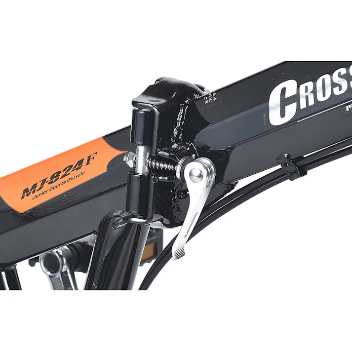 【自転車】マイパラス MYPALLAS 折畳ジュニア MTB24・6SP ブラック