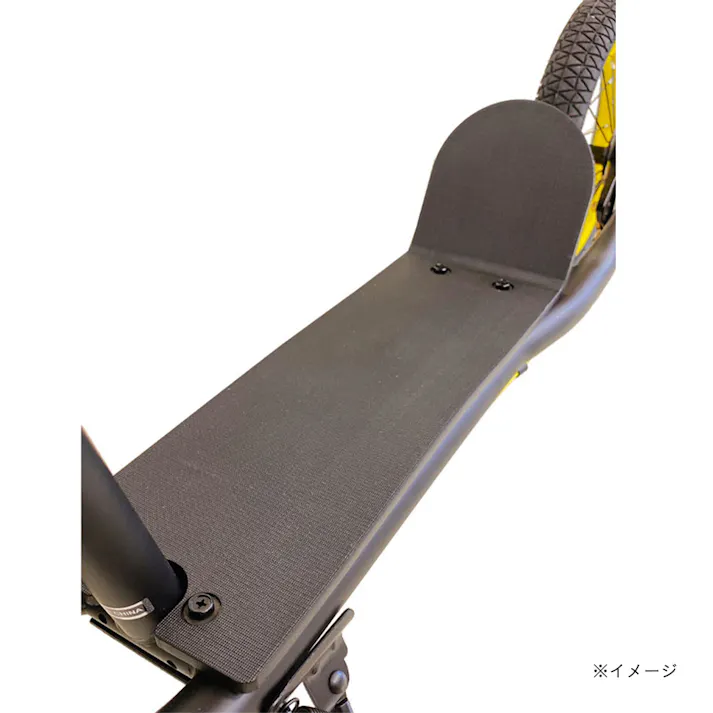 DEEPER 大型キックボード 12インチ ブレーキ付 ブラック×レッド D-KS1200-RD(販売終了)