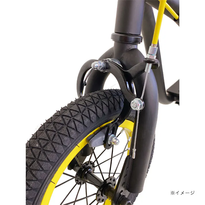 DEEPER 大型キックボード 12インチ ブレーキ付 ブラック×レッド D-KS1200-RD(販売終了)