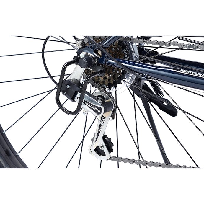 【自転車】《池商》折畳シティクロス マイパラス 27インチ 6段変速 マットブラック