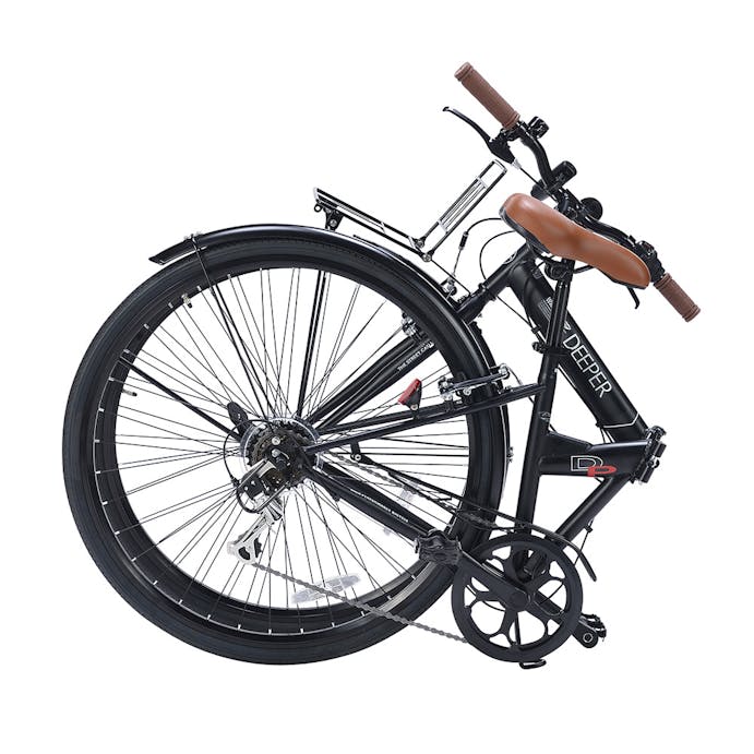 【自転車】《池商》折畳シティクロス マイパラス 27インチ 6段変速 インディゴ