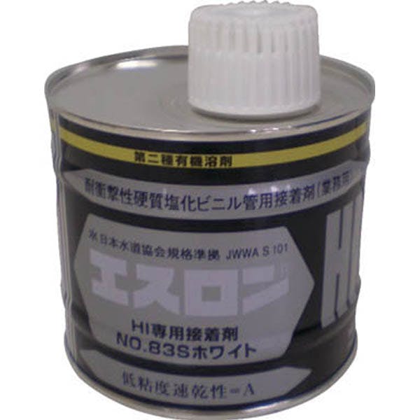 エスロンHI用接着剤 83S 500g ホワイト 塩ビ給水管 エスロンHI用接着剤 83S 500g ホワイト 塩ビ給水管