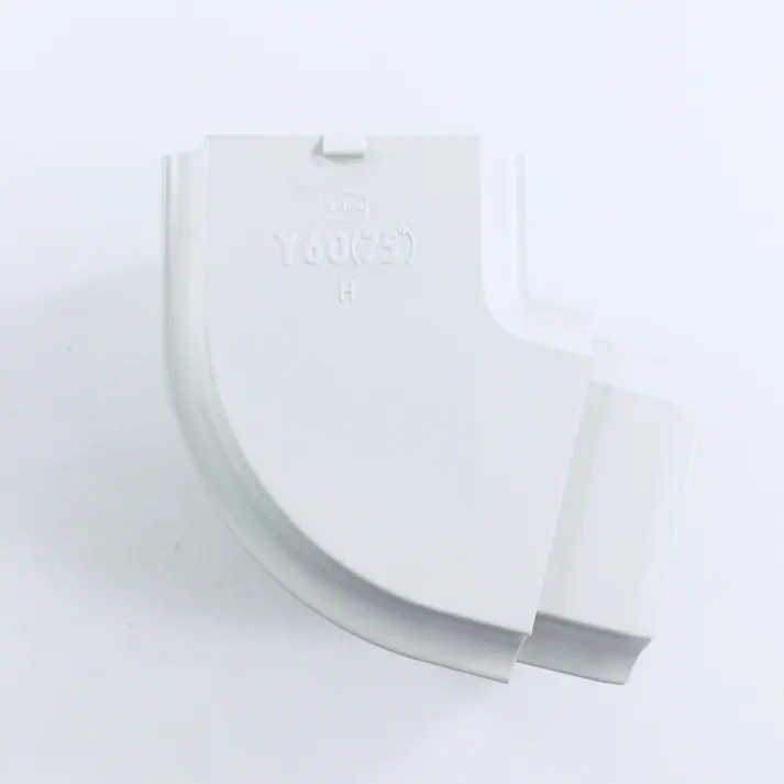 Y60H 角々エルボ75度 ホワイト S