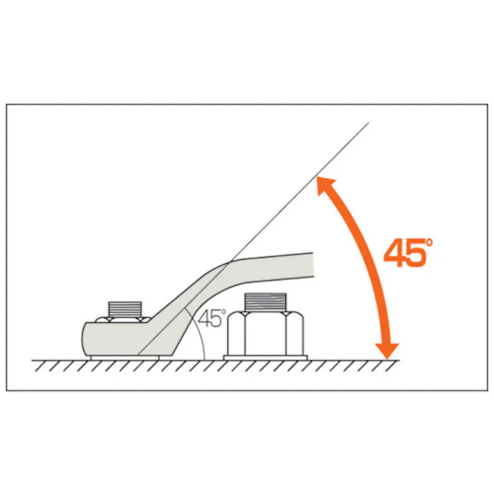 【CAINZ-DASH】スナップオン・ツールズ 両口45度メガネレンチ 二面幅寸法10×12mm AMC1012【別送品】