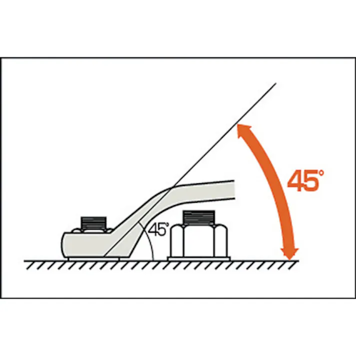 【CAINZ-DASH】スナップオン・ツールズ 両口45度メガネレンチ 二面幅寸法10×12mm AMC1012【別送品】