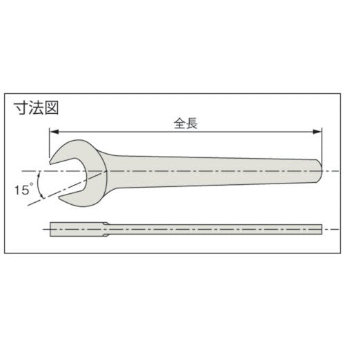 CAINZ-DASH】スナップオン・ツールズ 防爆片口スパナ 二面幅寸法