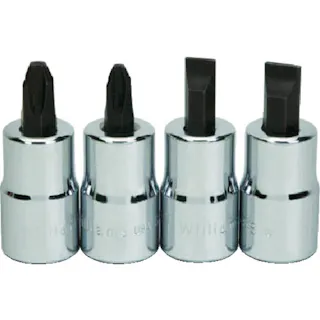 【CAINZ-DASH】スナップオン・ツールズ 1/2ドライブ スクリュードライバービットソケットセット 4個 JHWWSSSP-4RC【別送品】