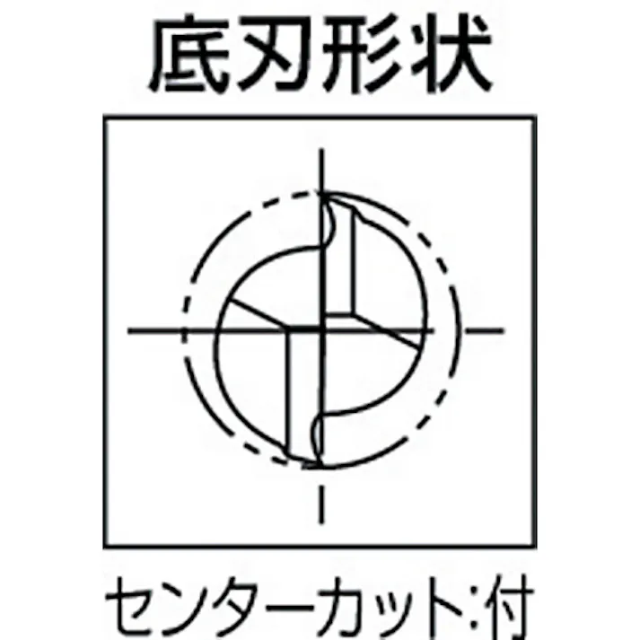 【CAINZ-DASH】ダイジェット工業 アルミ加工用ソリッドスクエアエンドミル(2枚刃・レギュラー刃長) 8.0mm AL-SEES2080【別送品】