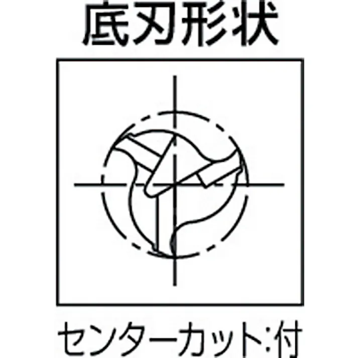 【CAINZ-DASH】ダイジェット工業 アルミ加工用ソリッドスクエアエンドミル(3枚刃・レギュラー刃長) 20.0mm AL-SEES3200【別送品】