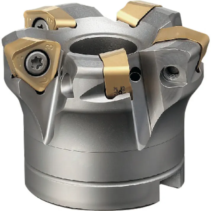 【CAINZ-DASH】ダイジェット工業 刃先交換式代高送りカッタ SKSエクストリーム ボアタイプ 7枚刃 φ100 穴径インチサイズ EXSKS-7100R【別送品】