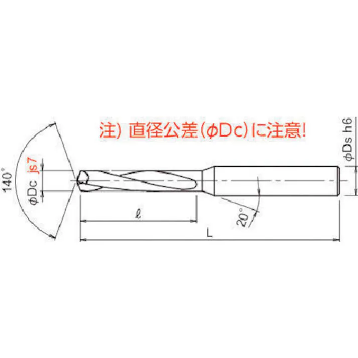 【CAINZ-DASH】ダイジェット工業 EZハードドリル EZH5D0440S06【別送品】