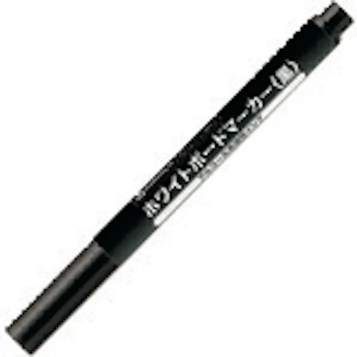 【CAINZ-DASH】プラス 179144)ホワイトボードマーカー細字黒H007J-BK H007J-BK【別送品】