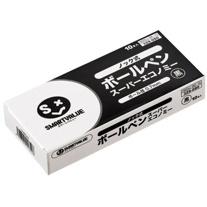 【CAINZ-DASH】プラス 329080)ボ-ルペンス-パ-E黒10本 H025JBK10 H025J-BK-10【別送品】