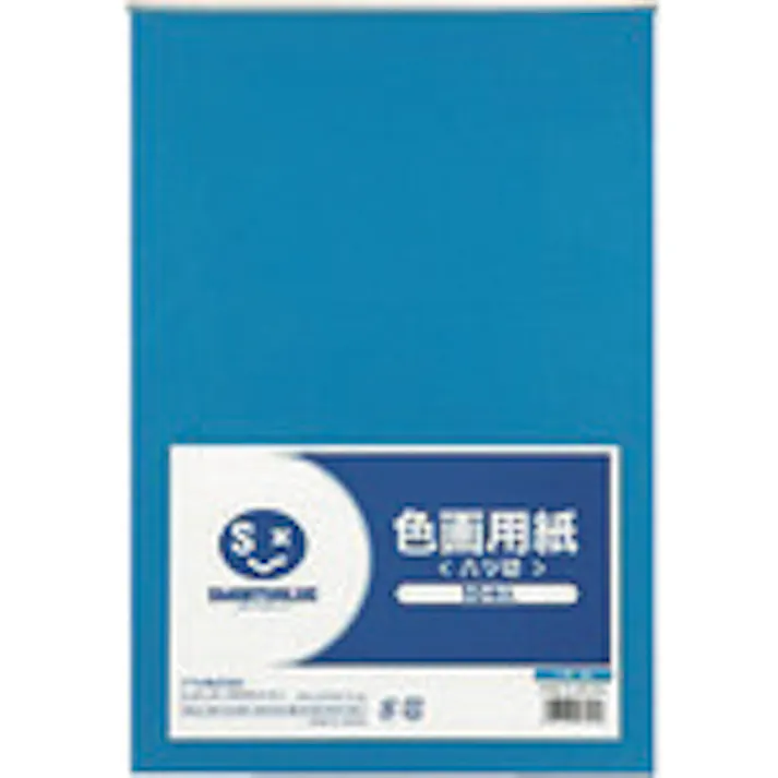【CAINZ-DASH】プラス 381343)色画用紙 8ツ切10枚 あお P148J-10 P148J-10【別送品】