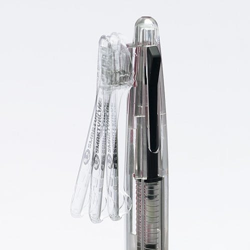 CAINZ-DASH】プラス 381350）多色ボールペン透明 3色