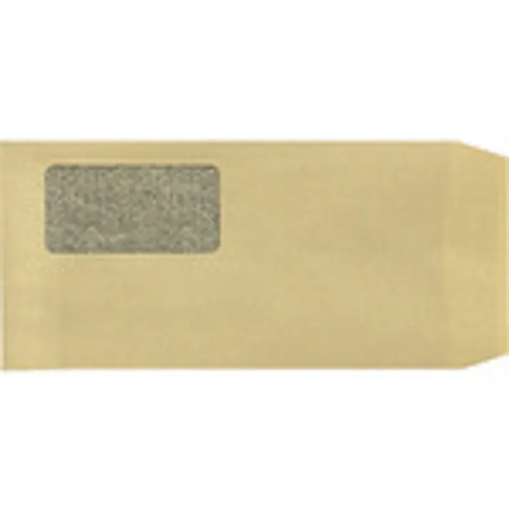 【CAINZ-DASH】プラス 830338)窓付き封筒長3クラフト100枚 P028J-K P028J-K【別送品】
