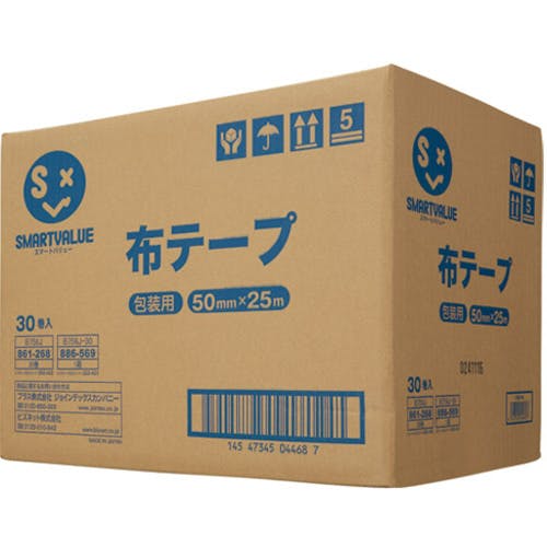 パンダストア様セキスイ布テープ30個入り 梱包ドットコム / セキスイ 布テープ No.600V 50mm×25m 30巻入/CS 茶色