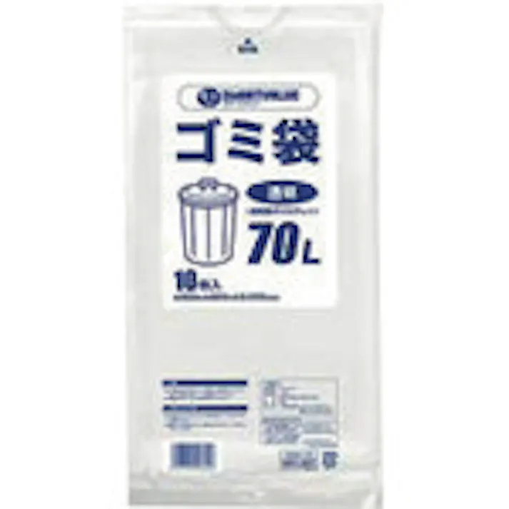 【CAINZ-DASH】プラス 861307)ゴミ袋LDD 透明 70L10枚 N208J-70 N208J-70【別送品】