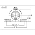 【CAINZ-DASH】ＮＴＮセールスジャパン Ｇ　ベアリングユニット（止めねじ式）　軸径３０ｍｍ　中心高さ４２．９ｍｍ ASPB206【別送品】