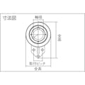 【CAINZ-DASH】ＮＴＮセールスジャパン Ｇ　ベアリングユニット（止めねじ式）　軸径２５ｍｍ全長６８ｍｍ全高１１６ｍｍ UCFH205D1【別送品】