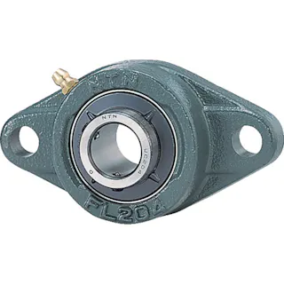 【CAINZ-DASH】NTNセールスジャパン G ベアリングユニット(止めねじ式)軸径40mm全長175mm全高100mm UCFL208D1【別送品】