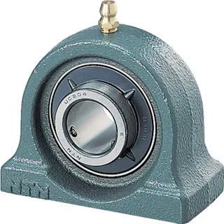 【CAINZ-DASH】NTNセールスジャパン G ベアリングユニット(止めねじ式) 軸径45mm 中心高さ54.2mm UCUP209D1【別送品】