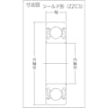 【CAINZ-DASH】ＮＴＮセールスジャパン Ａ小径小形ボールベアリング（すきま大両側シールド）内径３０ｍｍ外径６２ｍｍ幅１６ｍｍ 6206ZZC3【別送品】