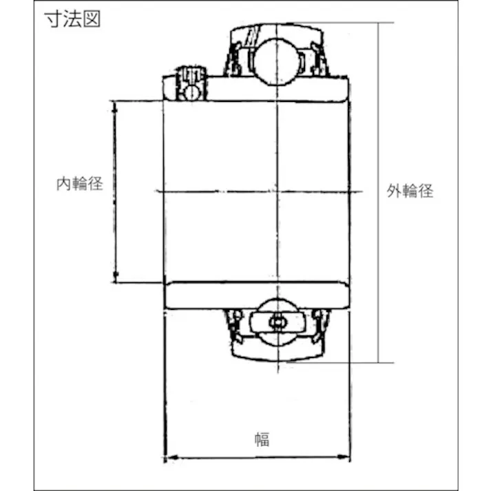 【CAINZ-DASH】NTNセールスジャパン 軸受ユニットUC形(円筒穴形、止めねじ式)内輪径20mm外輪径47mm幅31mm UC204D1【別送品】