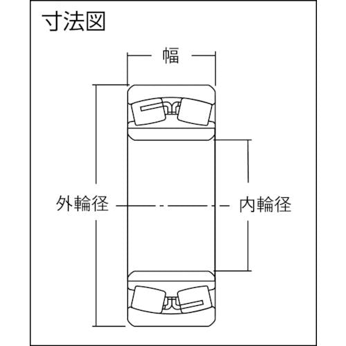 CAINZ-DASH】ＮＴＮセールスジャパン 自動調心ころ軸受 内輪径４０ｍｍ