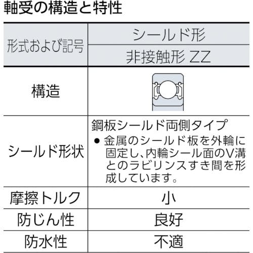 CAINZ-DASH】ＮＴＮセールスジャパン 深溝玉軸受（両側シールド）内輪