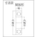 【CAINZ-DASH】ＮＴＮセールスジャパン Ｈ大形ベアリング（すきま大タイプ）内輪径１２０ｍｍ外輪径２１５ｍｍ幅４０ｍｍ 6224C3【別送品】