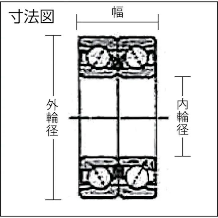 【CAINZ-DASH】NTNセールスジャパン B 中形ボールベアリング(背面組合せ)内径60mm外径110mm幅44mm 7212DB【別送品】