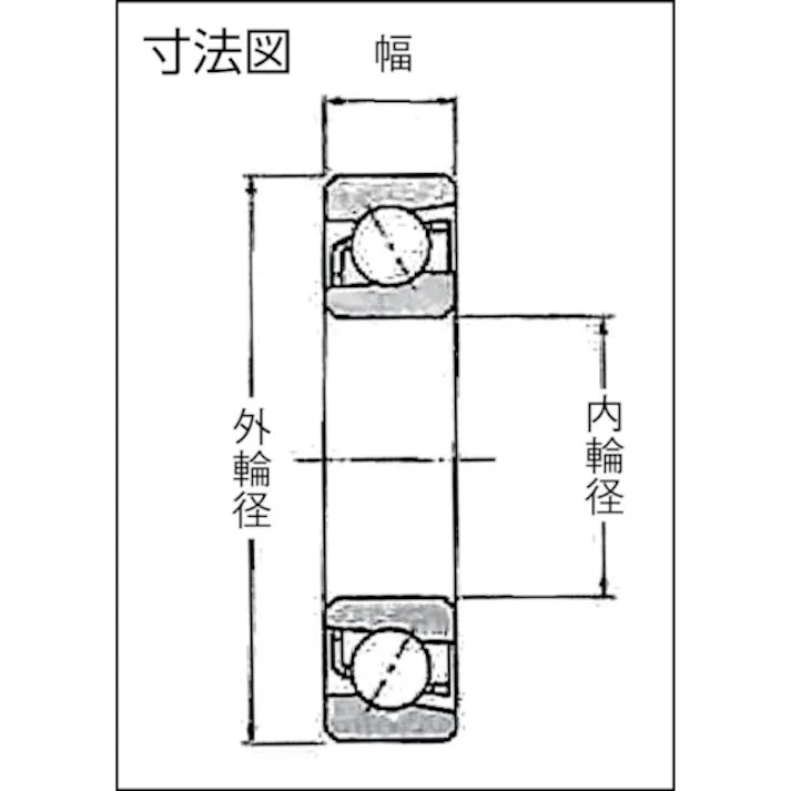 【CAINZ-DASH】NTNセールスジャパン アンギュラ玉軸受(接触角40度フラッシュグラウンド)内径170mm外径360mm幅72mm 7334BG【別送品】