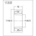 【CAINZ-DASH】ＮＴＮセールスジャパン 自動調心ころ軸受（テーパ穴）内輪径１２０ｍｍ外輪径２６０ｍｍ幅８６ｍｍ 22324EAKD1【別送品】