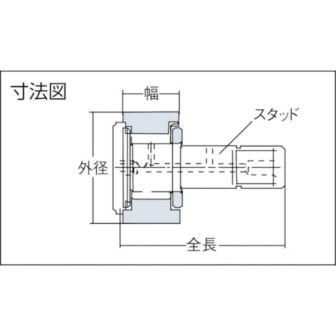 【CAINZ-DASH】ＮＴＮセールスジャパン カムフォロア（球面外輪形） KR22FLL/3AS【別送品】