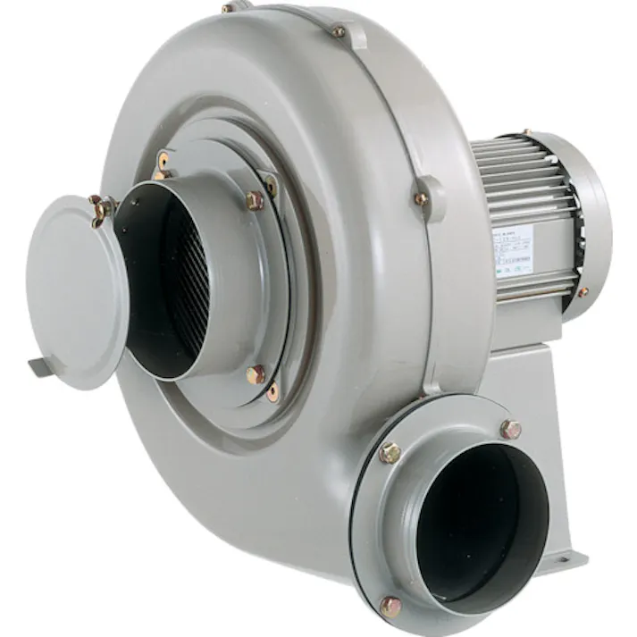 【CAINZ-DASH】昭和電機 電動送風機 コンパクトシリーズ(0.2kW)右回転 下部水平吐出 EC-75T【別送品】