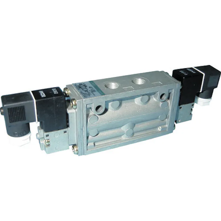 【CAINZ-DASH】CKD 電磁弁 パイロット式5ポート弁セレックスバルブ 4Fシリーズ 2C Rp1/8 AC100V 4F120-06-AC100V【別送品】