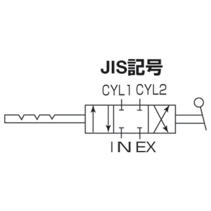 【CAINZ-DASH】ＣＫＤ 手動切換弁 HSVC2-15-4H【別送品】