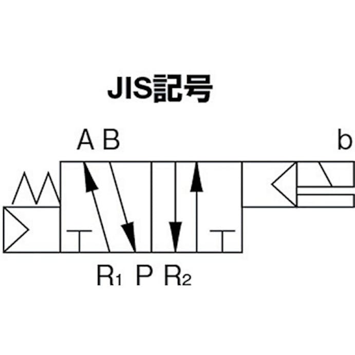 【CAINZ-DASH】ＣＫＤ ４Ｋシリーズパイロット式５ポート弁セレックスバルブ　１２Ｃ［ｄｍ［［の３乗］］／（Ｓ・ｂａｒ）］／音速コンダクタンス 4KB410-15-AC200V【別送品】