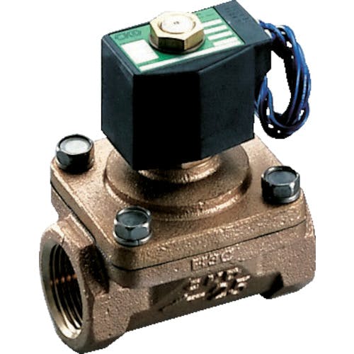 【CAINZ-DASH】ＣＫＤ 電磁弁　パイロットキック式２ポート（マルチレックスバルブ）１６２［［ＭＭ２］］／有効断面積 APK11-20A-02C-AC200V【別送品】