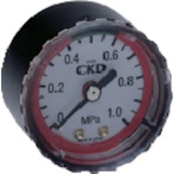 【CAINZ-DASH】CKD セーフティマーク付圧力計 G40D-6-P10【別送品】