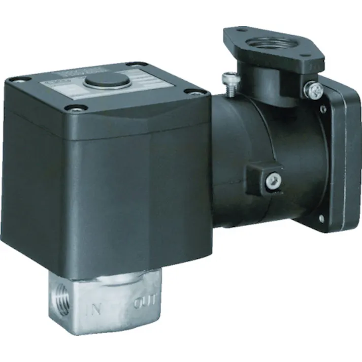 【CAINZ-DASH】CKD 電磁弁 直動式 防爆形2ポート弁 ABシリーズ(空気・水用) 有効断面積24.0 AC200V AB41E4-02-7-03T-AC200V【別送品】