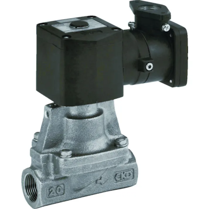 【CAINZ-DASH】CKD 電磁弁 パイロット式 防爆形2ポート弁 ADシリーズ(蒸気用) AP11E2-25A-C4T-AC100V【別送品】