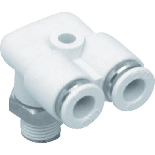 【CAINZ-DASH】ＣＫＤ チューブ継手　　ニュージョイント　ＦＹ　適合チューブ外径１２×１２　接続口径Ｒ１／２ GWFY12-15【別送品】