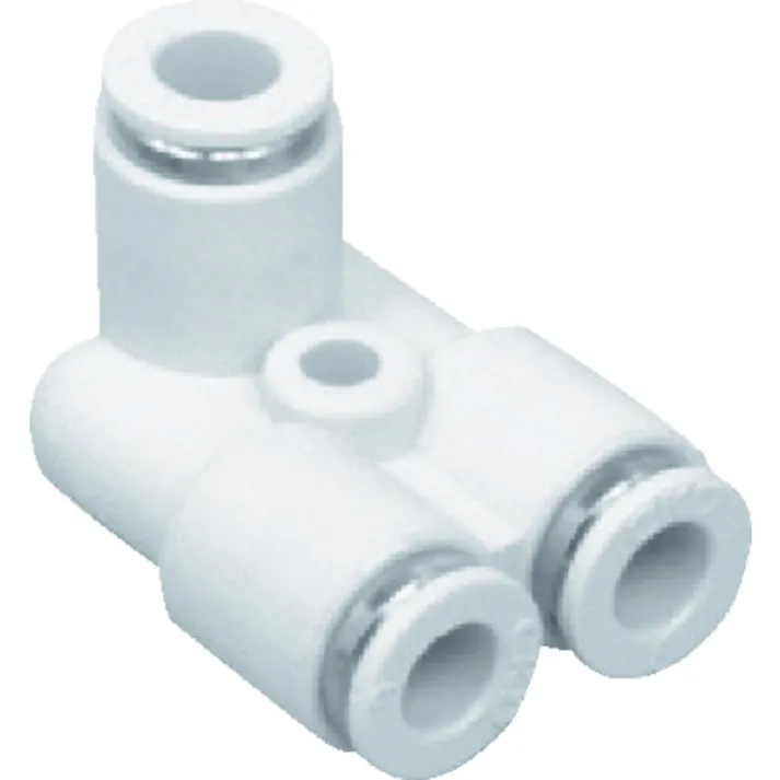 【CAINZ-DASH】CKD チューブ継手 ニュージョイント FY形タイプ 適合チューブ外径8mm GWFY8-0【別送品】
