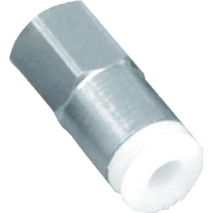 【CAINZ-DASH】CKD チューブ継手 ニュージョイントミニタイプ メスストレートタイプ 適合チューブ外径3.2 接続口径R1/8 GWJS3-6-M【別送品】